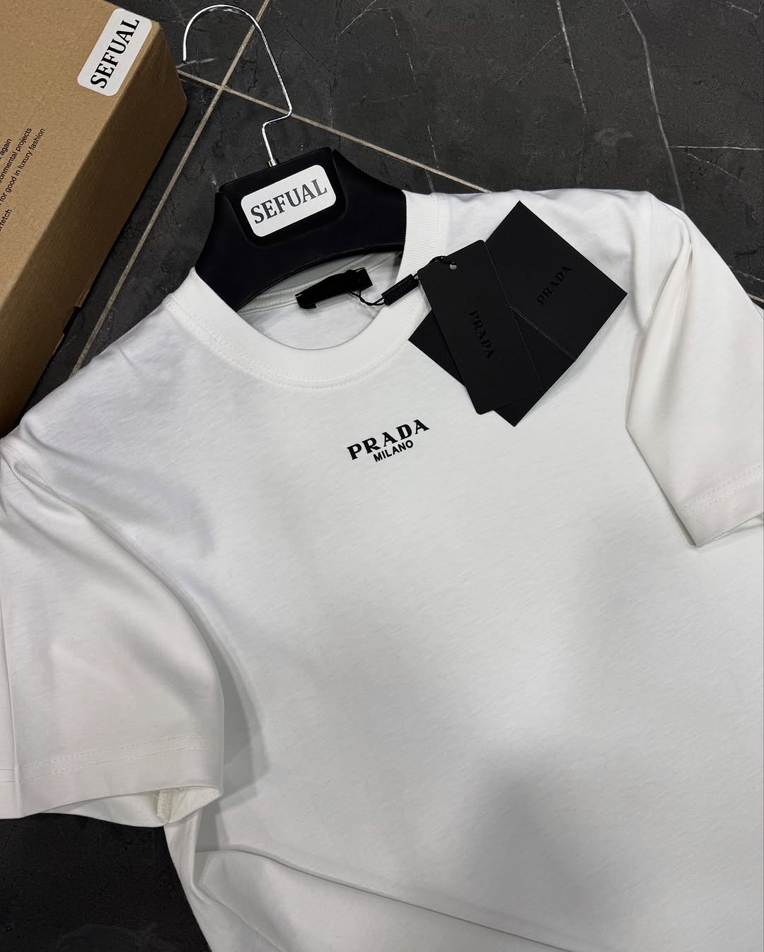 Simple style print t-shirt