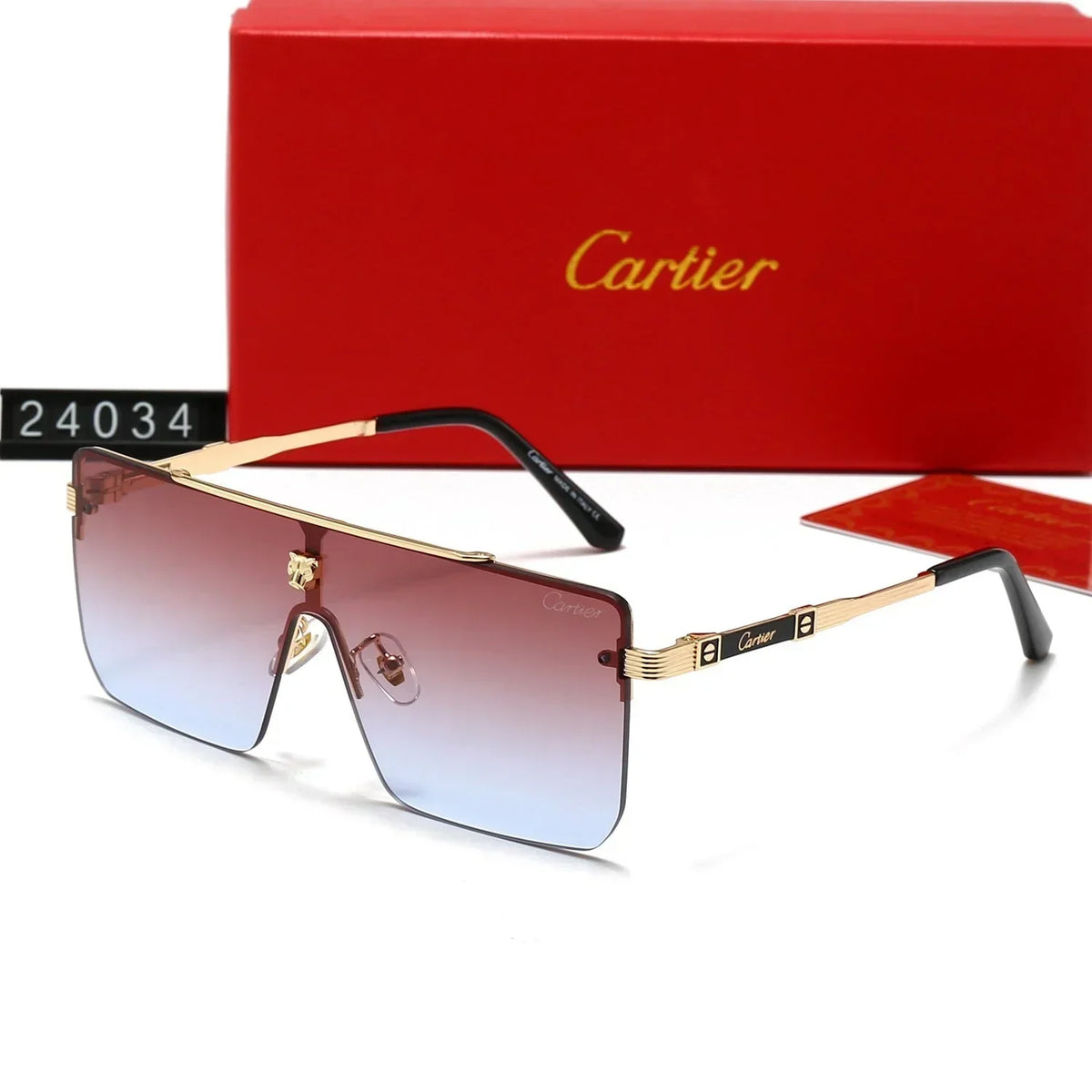 New frameless oversized sunglasses for men and women
