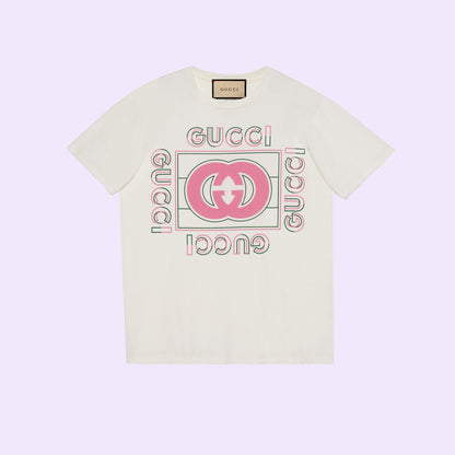 Pink Vintage Print T-SHIRT