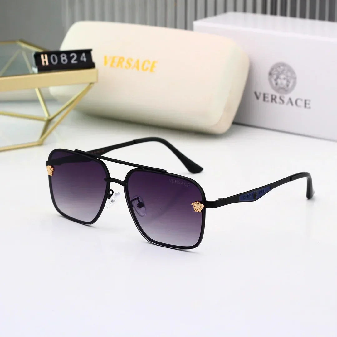 7-color high-definition lens metal sunglasses 0824