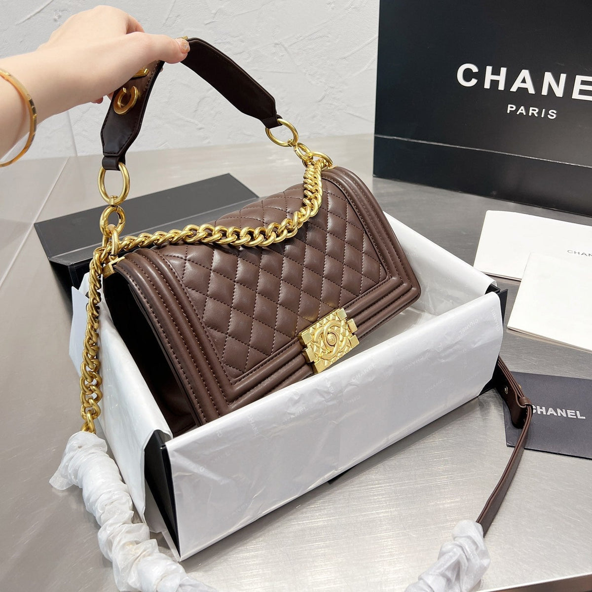 Leboy Series Chain Shoulder Bag