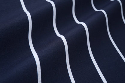 Fashion striped POLO shirt