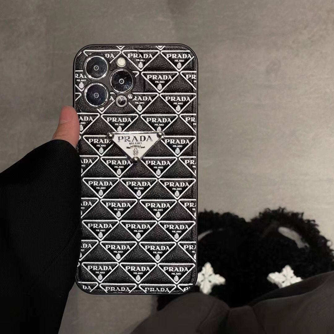 Leather Full Triangle Pattern Case