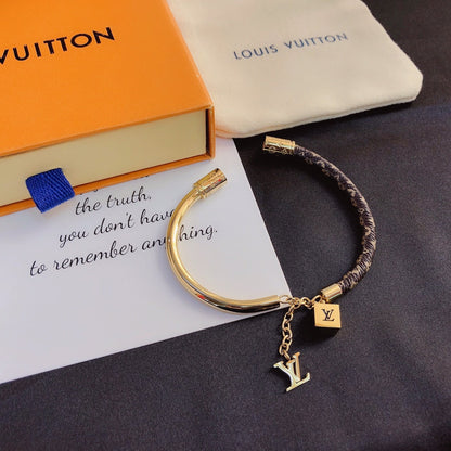 Luxury Cowhide Patchwork Bracelet