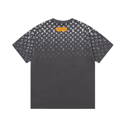Gradient monogram print T-shirt