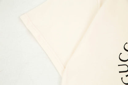 Beige Classic Print T-shirt
